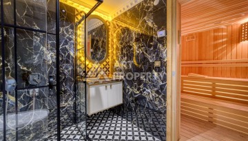 Современная вилла 5+1 с панорамным видом на море и гражданством Турции в Каргыджаке - Ракурс 38