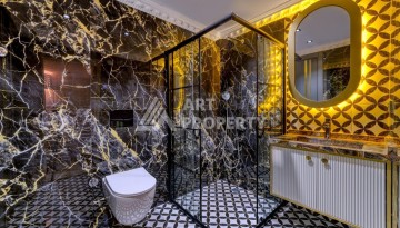 Современная вилла 5+1 с панорамным видом на море и гражданством Турции в Каргыджаке - Ракурс 39