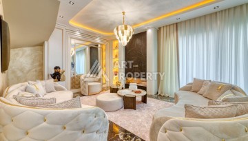 Современная вилла 5+1 с панорамным видом на море и гражданством Турции в Каргыджаке - Ракурс 42