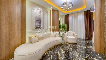 Современная вилла 5+1 с панорамным видом на море и гражданством Турции в Каргыджаке - Ракурс 48