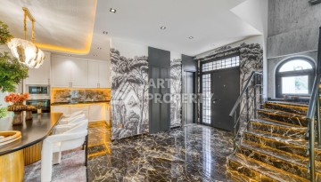 Современная вилла 5+1 с панорамным видом на море и гражданством Турции в Каргыджаке - Ракурс 51