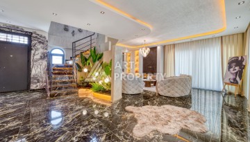 Современная вилла 5+1 с панорамным видом на море и гражданством Турции в Каргыджаке - Ракурс 52