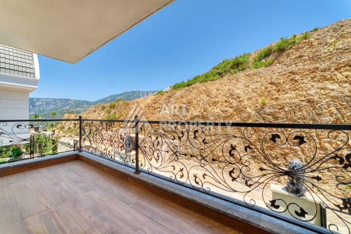 Современная вилла 5+1 с панорамным видом на море и гражданством Турции в Каргыджаке - Ракурс 55