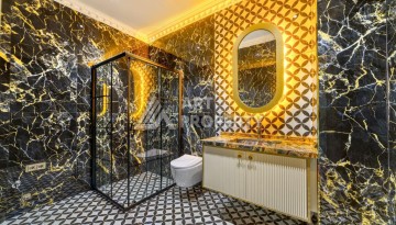 Современная вилла 5+1 с панорамным видом на море и гражданством Турции в Каргыджаке - Ракурс 57