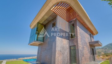 Вилла 4+1 с личным бассейном и панорамным видом на море в Каргыджаке — подходит под гражданство Турции - Ракурс 3