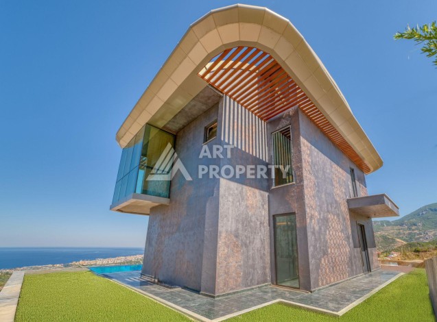 Вилла 4+1 с личным бассейном и панорамным видом на море в Каргыджаке — подходит под гражданство Турции - Ракурс 2