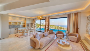 Вилла 4+1 с личным бассейном и панорамным видом на море в Каргыджаке — подходит под гражданство Турции - Ракурс 5