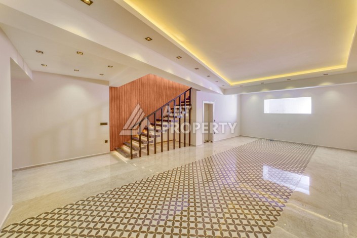 Вилла 4+1 с личным бассейном и панорамным видом на море в Каргыджаке — подходит под гражданство Турции - Ракурс 5