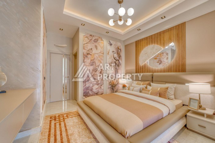 Вилла 4+1 с личным бассейном и панорамным видом на море в Каргыджаке — подходит под гражданство Турции - Ракурс 7