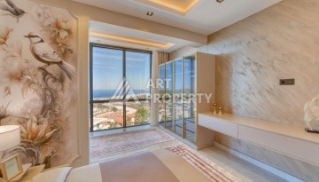 Вилла 4+1 с личным бассейном и панорамным видом на море в Каргыджаке — подходит под гражданство Турции - Ракурс 9