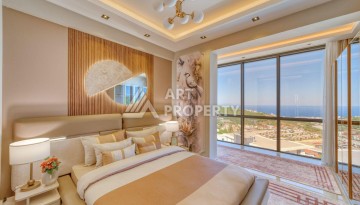 Вилла 4+1 с личным бассейном и панорамным видом на море в Каргыджаке — подходит под гражданство Турции - Ракурс 12