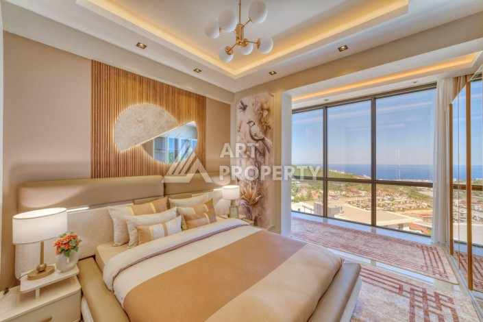 Вилла 4+1 с личным бассейном и панорамным видом на море в Каргыджаке — подходит под гражданство Турции - Ракурс 11