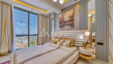 Вилла 4+1 с личным бассейном и панорамным видом на море в Каргыджаке — подходит под гражданство Турции - Ракурс 14