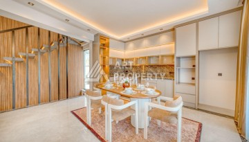 Вилла 4+1 с личным бассейном и панорамным видом на море в Каргыджаке — подходит под гражданство Турции - Ракурс 17