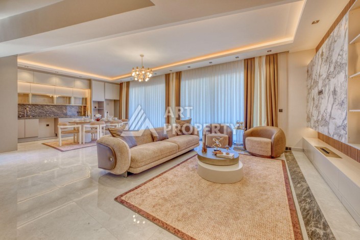 Вилла 4+1 с личным бассейном и панорамным видом на море в Каргыджаке — подходит под гражданство Турции - Ракурс 19