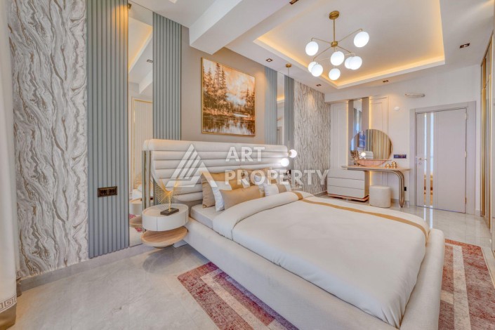 Вилла 4+1 с личным бассейном и панорамным видом на море в Каргыджаке — подходит под гражданство Турции - Ракурс 20