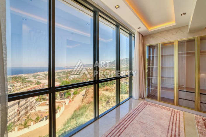 Вилла 4+1 с личным бассейном и панорамным видом на море в Каргыджаке — подходит под гражданство Турции - Ракурс 21