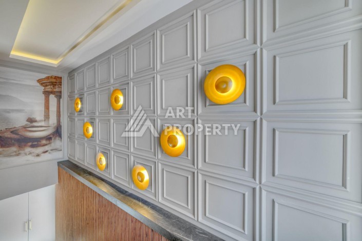 Вилла 4+1 с личным бассейном и панорамным видом на море в Каргыджаке — подходит под гражданство Турции - Ракурс 26