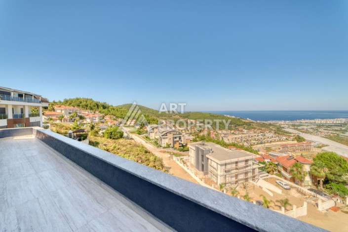 Вилла 4+1 с личным бассейном и панорамным видом на море в Каргыджаке — подходит под гражданство Турции - Ракурс 27