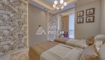 Вилла 4+1 с личным бассейном и панорамным видом на море в Каргыджаке — подходит под гражданство Турции - Ракурс 31