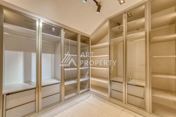 Вилла 4+1 с личным бассейном и панорамным видом на море в Каргыджаке — подходит под гражданство Турции - Ракурс 32