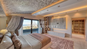 Вилла 4+1 с личным бассейном и панорамным видом на море в Каргыджаке — подходит под гражданство Турции - Ракурс 39