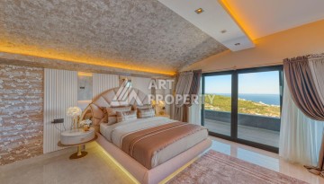 Вилла 4+1 с личным бассейном и панорамным видом на море в Каргыджаке — подходит под гражданство Турции - Ракурс 41