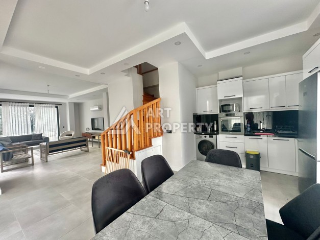 Садовый дуплекс 3+1 в Каргыджаке — 150 м², 1200 м до моря, комплекс 2023 года - Ракурс 11