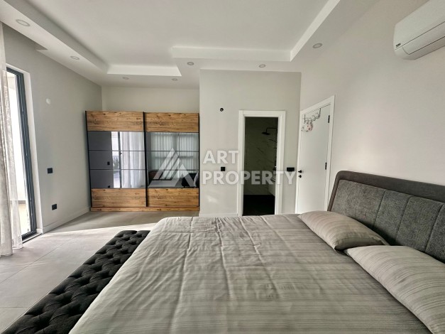 Садовый дуплекс 3+1 в Каргыджаке — 150 м², 1200 м до моря, комплекс 2023 года - Ракурс 12