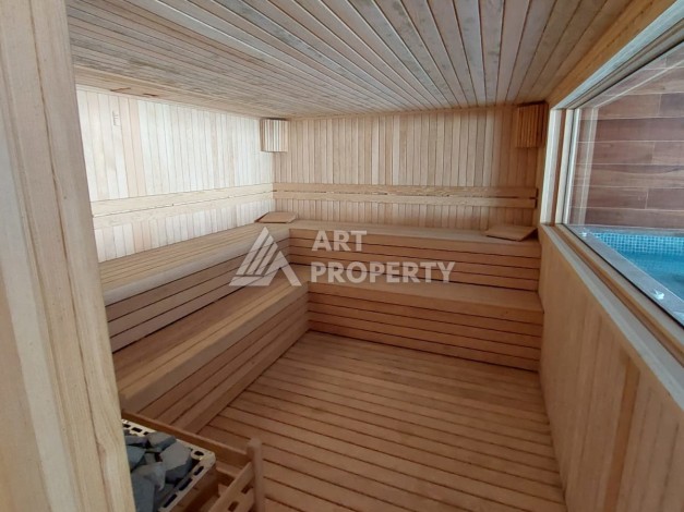 Садовый дуплекс 3+1 в Каргыджаке — 150 м², 1200 м до моря, комплекс 2023 года - Ракурс 17