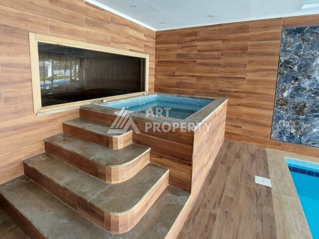 Садовый дуплекс 3+1 в Каргыджаке — 150 м², 1200 м до моря, комплекс 2023 года - Ракурс 19