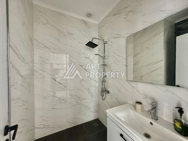 Садовый дуплекс 3+1 в Каргыджаке — 150 м², 1200 м до моря, комплекс 2023 года - Ракурс 22