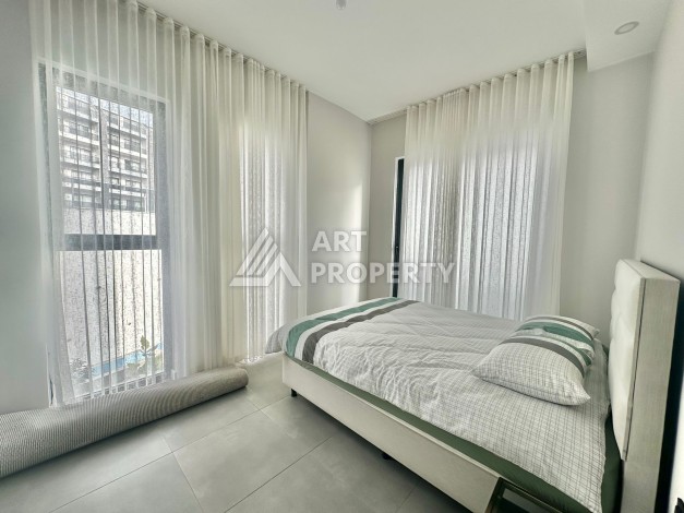 Садовый дуплекс 3+1 в Каргыджаке — 150 м², 1200 м до моря, комплекс 2023 года - Ракурс 23