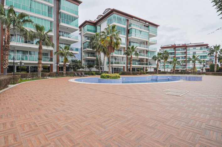 Четырехкомнатная квартира в 50 метрах от Средиземного моря в районе Кестель, Алания, 120 м2 - Ракурс 21