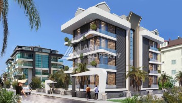 Квартиры 1+1 и дуплексы 2+1 и 3+1 в камерной резиденции на стадии строительства в Кестеле - Ракурс 3