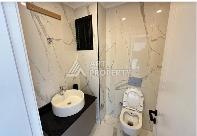 Новая квартира 1+1 в камерной резиденции, 50 кв.м. Махмутлар, Алания - Ракурс 9