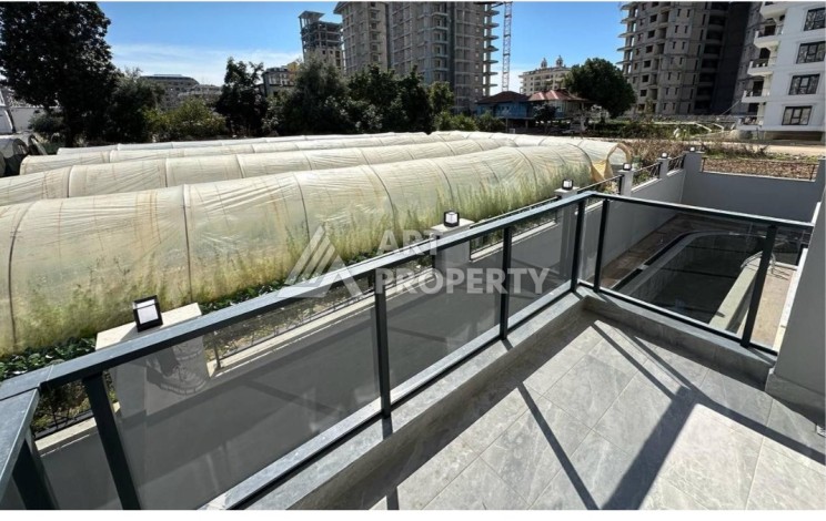 Новая квартира 1+1 в камерной резиденции, 50 кв.м. Махмутлар, Алания - Ракурс 12