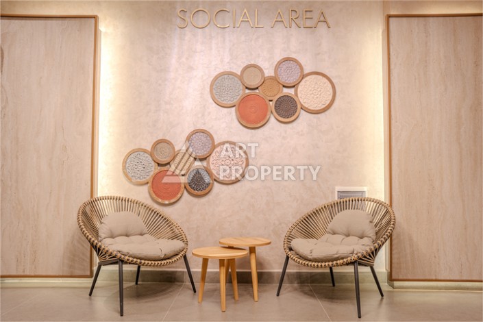 Квартира 2+1 с видом на море в камерной резиденции в Каргыджаке, 105 кв.м. - Ракурс 17