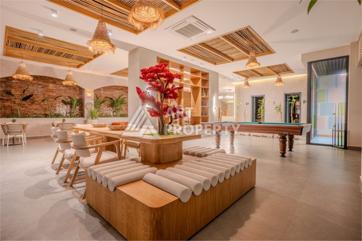 Квартира 2+1 с видом на море в камерной резиденции в Каргыджаке, 105 кв.м. - Ракурс 36