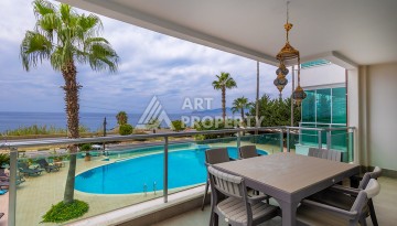 Квартира 2+1 с прямым видом на Средиземное море в Каргыджаке, 110 м², 150 метров до пляжа - Ракурс 1