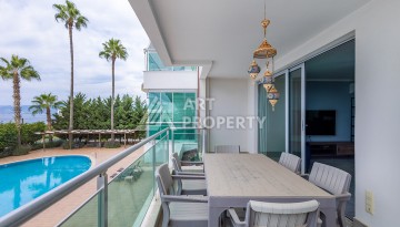 Квартира 2+1 с прямым видом на Средиземное море в Каргыджаке, 110 м², 150 метров до пляжа - Ракурс 3