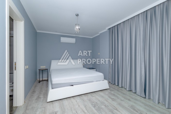 Квартира 2+1 с прямым видом на Средиземное море в Каргыджаке, 110 м², 150 метров до пляжа - Ракурс 5