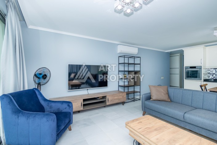 Квартира 2+1 с прямым видом на Средиземное море в Каргыджаке, 110 м², 150 метров до пляжа - Ракурс 9