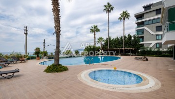 Квартира 2+1 с прямым видом на Средиземное море в Каргыджаке, 110 м², 150 метров до пляжа - Ракурс 23