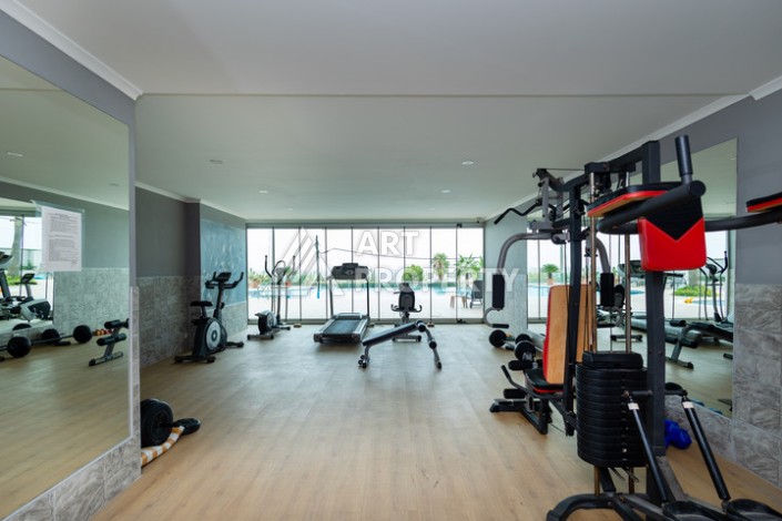 Квартира 2+1 с прямым видом на Средиземное море в Каргыджаке, 110 м², 150 метров до пляжа - Ракурс 23