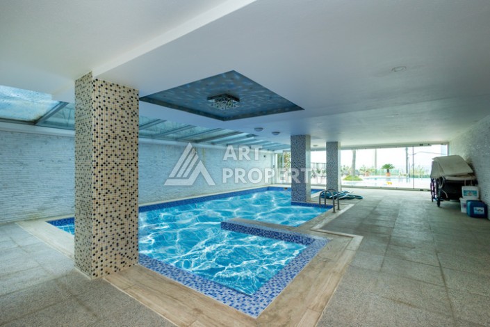 Квартира 2+1 с прямым видом на Средиземное море в Каргыджаке, 110 м², 150 метров до пляжа - Ракурс 24