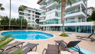 Квартира 2+1 с прямым видом на Средиземное море в Каргыджаке, 110 м², 150 метров до пляжа - Ракурс 30