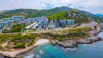 Квартира 2+1 с прямым видом на Средиземное море в Каргыджаке, 110 м², 150 метров до пляжа - Ракурс 36