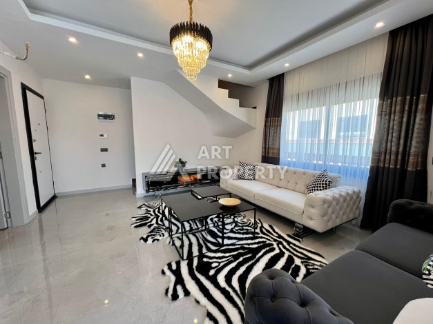 Двухуровневая квартира 2+1 в закрытом комплексе с большой зелёной территорией, 120 м² - Ракурс 29