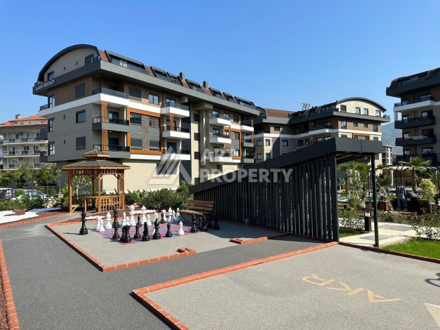 Двухуровневая квартира 2+1 в закрытом комплексе с большой зелёной территорией, 120 м² - Ракурс 36